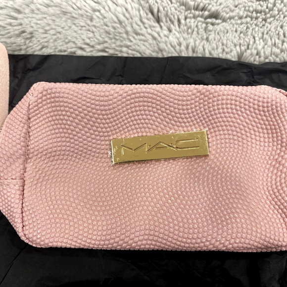 TWO - MAC COSMETICS CLEAR GLOSS (Full Size) + Makeup Bag - Picture 3 of 3